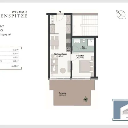 Hafenspitze App 10 Daire Wißmar